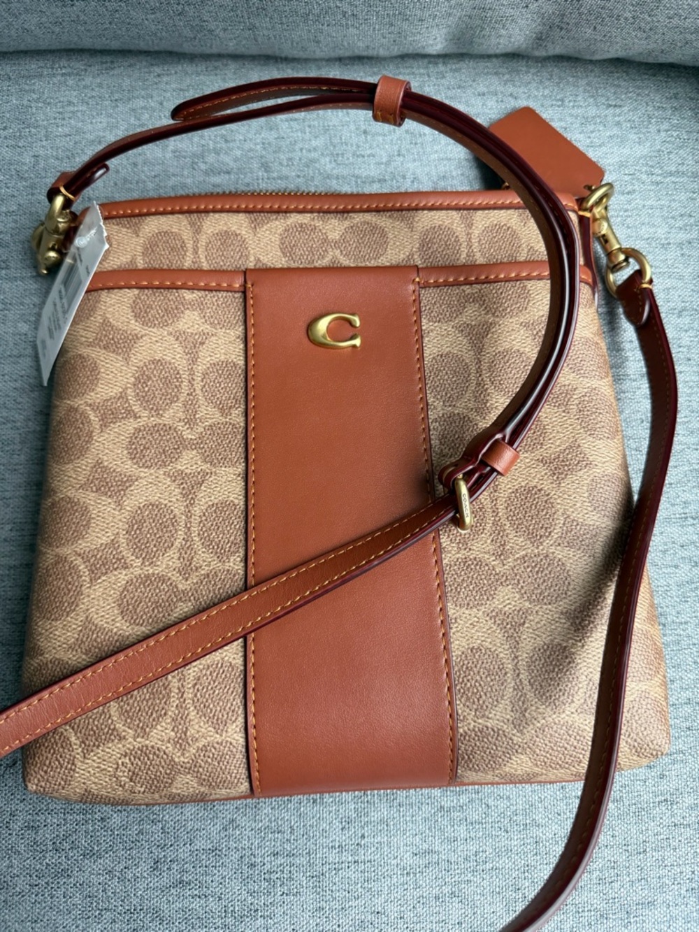 Coach Kitt Signature Canvas Messenger Bag - Picture 2 of 7